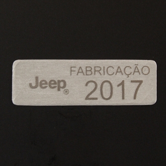 Etiqueta de Fabricação Gravada