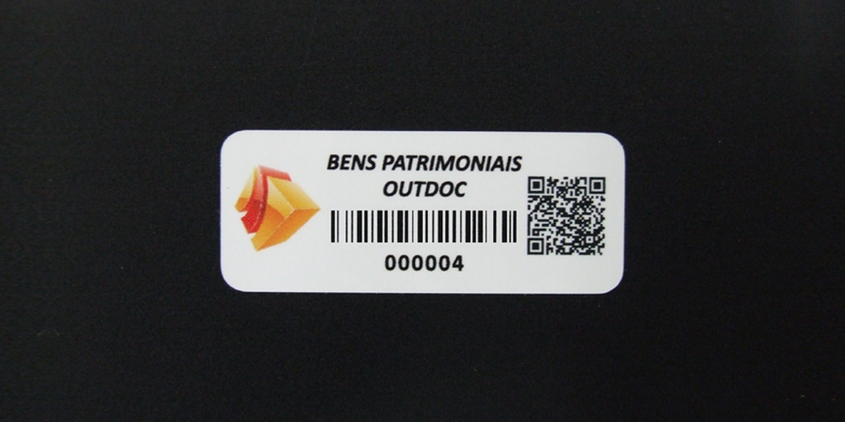 Etiqueta Patrimonial com QR Code