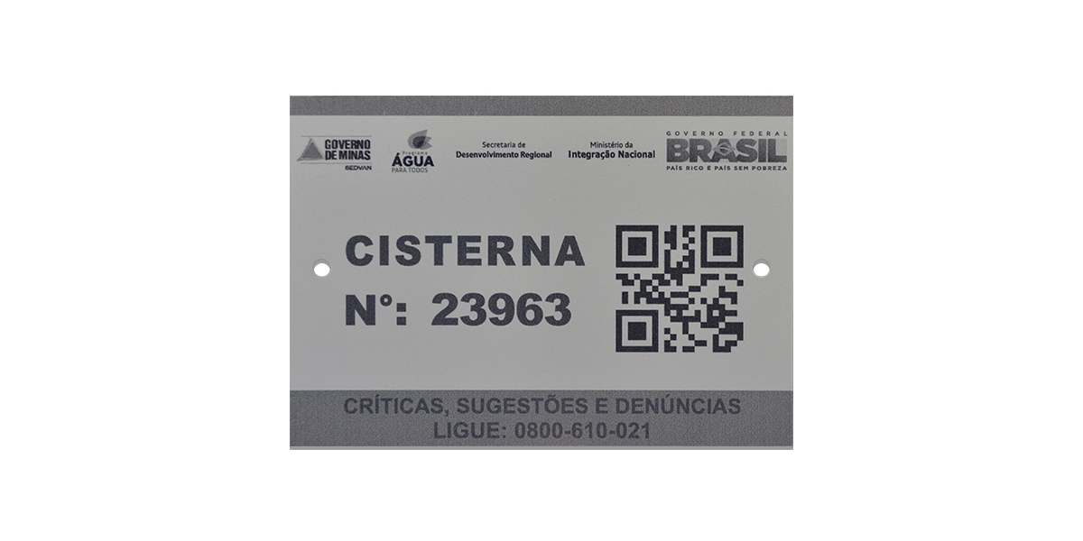 Etiqueta Patrimonial com QR Code