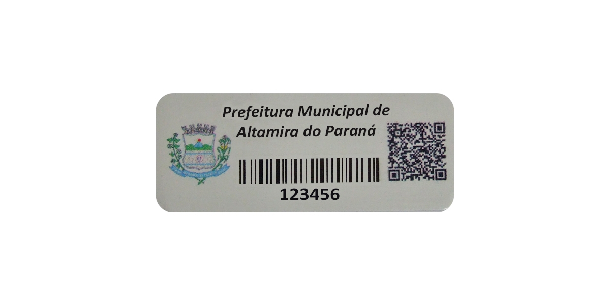 Etiqueta Patrimonial com QR Code