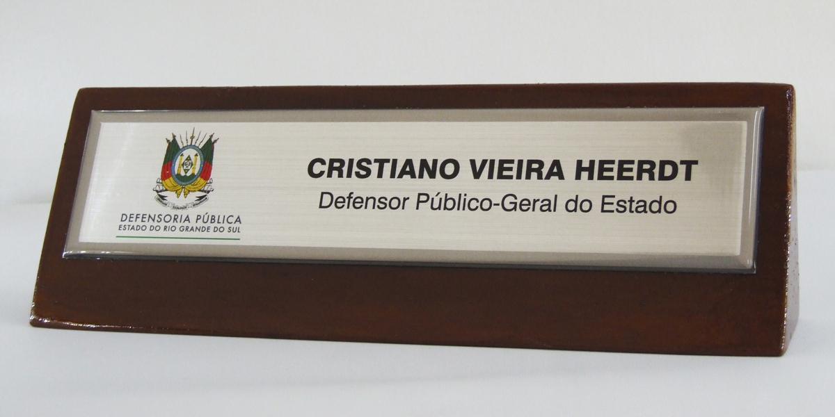 Placa de Nome e Cargo