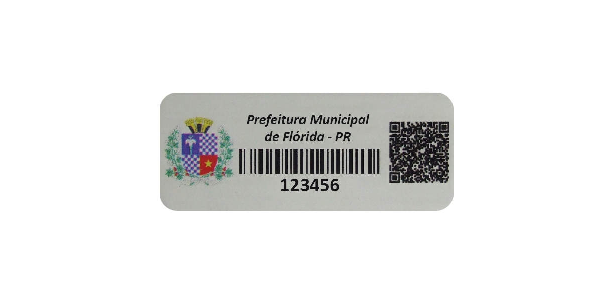 Etiqueta Patrimonial com QR Code