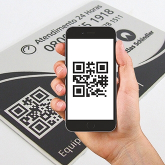 Placas e Etiquetas com QR CODE